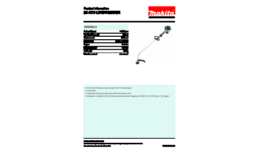 Makita ER2550LH Grass Trimmer