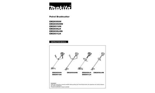 Makita EM2650LH User Manual