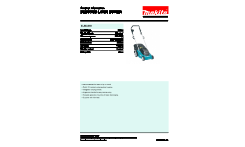 Makita ELM3310 Lawnmower