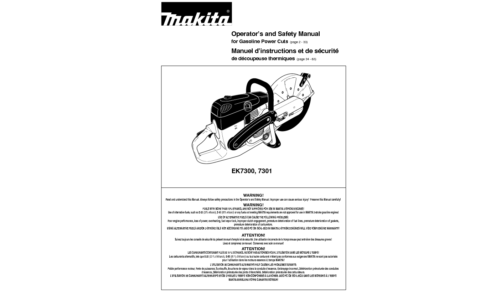 Makita EK7301 User Manual