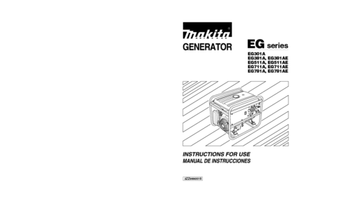 Makita EG781A User Manual