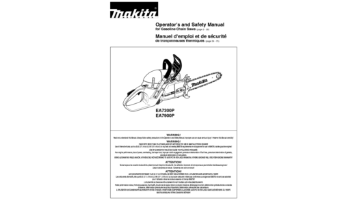 Makita EA7900P User Manual