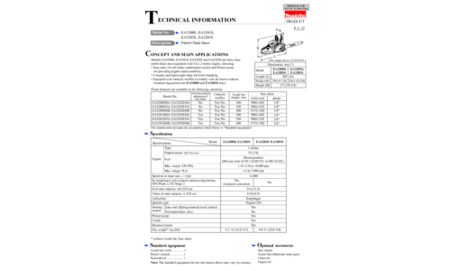 Makita EA3203S Specifications