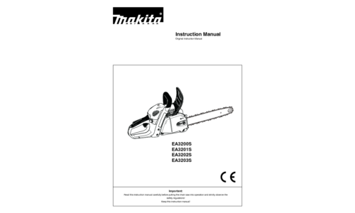 Makita EA3203S Instruction Manual