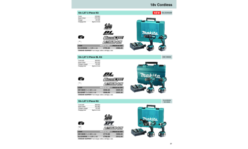 Makita DK18005 Cordless Combi Drill