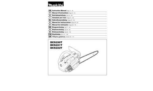 Makita DCS231T User Manual