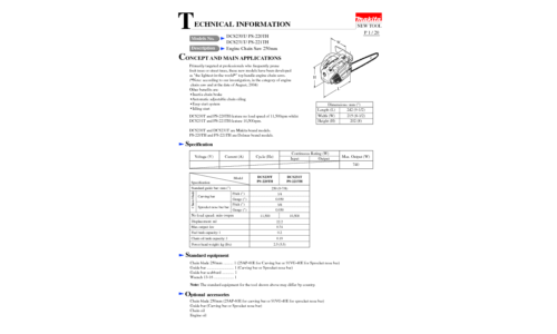 Makita DCS 43 User Manual