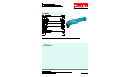 Makita DA391DWD Power Screwdriver