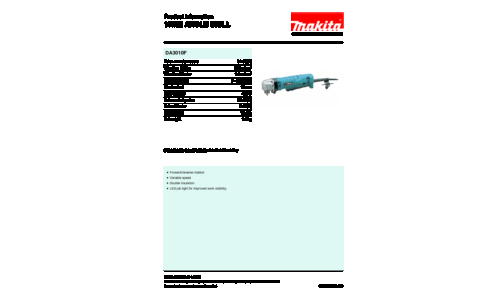 Makita DA3010F Power Drill