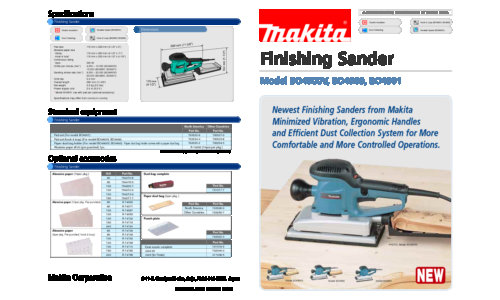 Makita BO4901 Power Sander