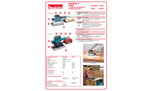 Makita BO4900 Power Sander