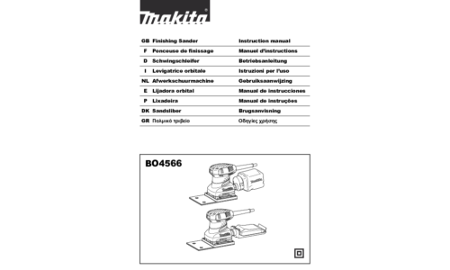 Makita BO4566 Power Sander