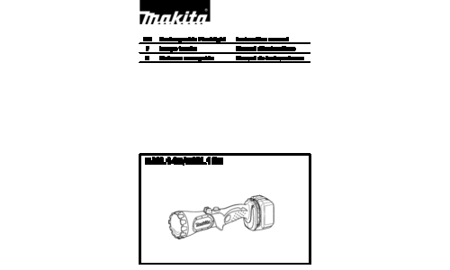 Makita BML185 User Manual