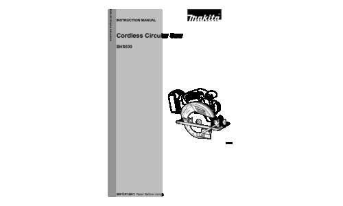 Makita BHS630 User Manual