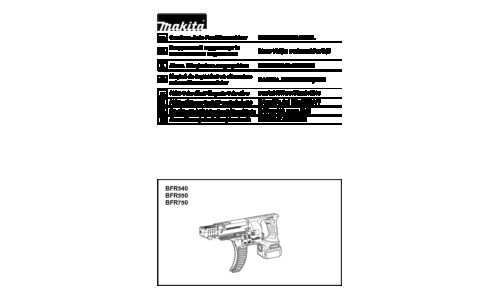 Makita BFR540RFE Cordless Screwdriver