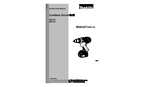 Makita BDF451 User Manual