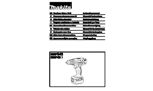 Makita BDF343SHE Cordless Combi Drill