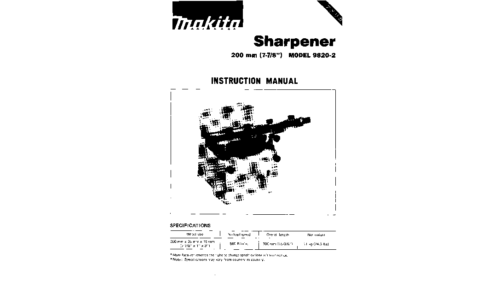 Makita 9820-2 User Manual