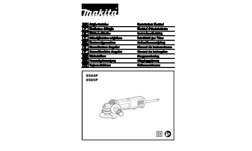 Makita 9565P User Manual