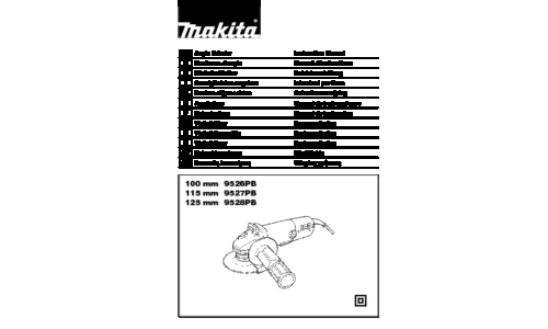 Makita 9527PB User Manual