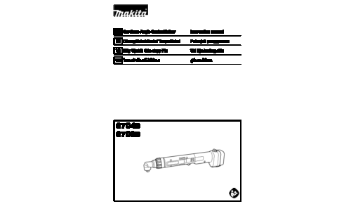 Makita 6704D User Manual