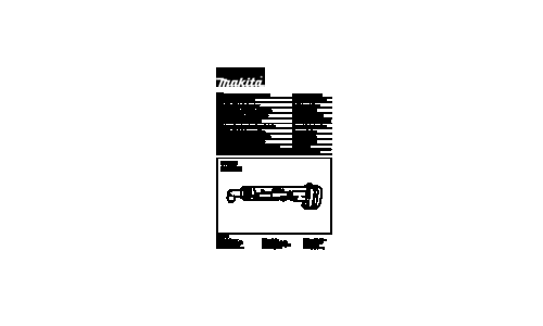 Makita 6702D User Manual