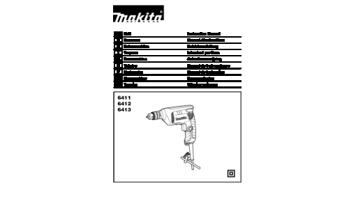 Makita 6413 Power Drill