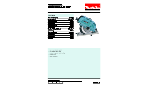 Makita 5017RKB Circular Saw