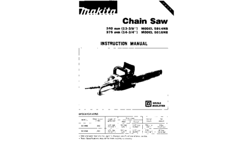 Makita 5016NB User Manual