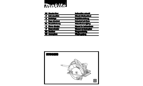 Makita 5008MG Instruction Manual