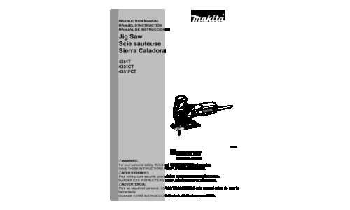 Makita 4351CTJ Power Jigsaw