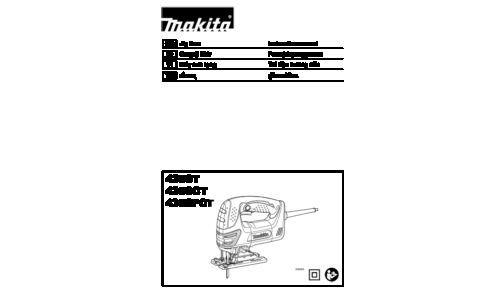 Makita 4350T User Manual