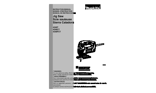 Makita 4350FCTJ Power Jigsaw