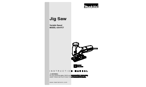 Makita 4341FCT User Manual