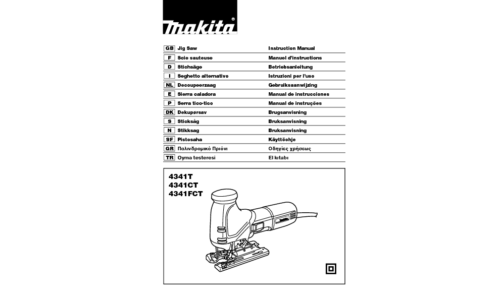 Makita 4341CT User Manual