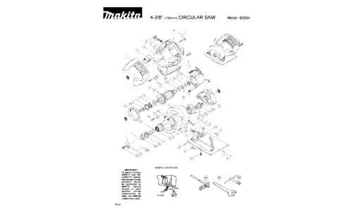 Makita 4200H Saw User Manual