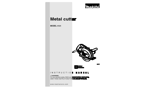 Makita 4131 User Manual