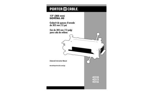 Porter-Cable Saw 4216 User Manual