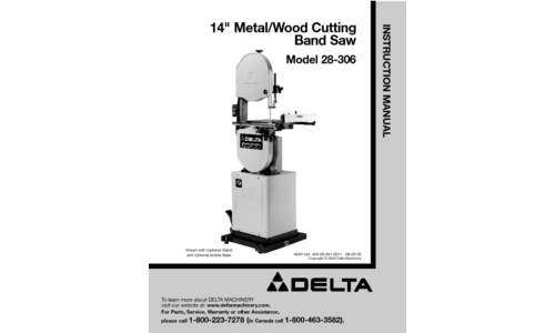 Porter-Cable Saw 28-306 User Manual