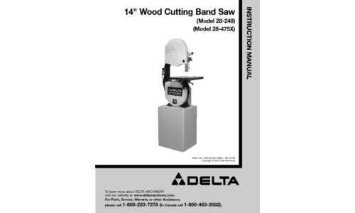 Porter-Cable Saw 28-248 User Manual