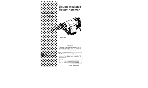 Porter-Cable Rockwell 863538-0811 User Manual