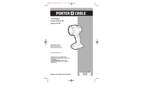 Porter-Cable PCL180L User Manual