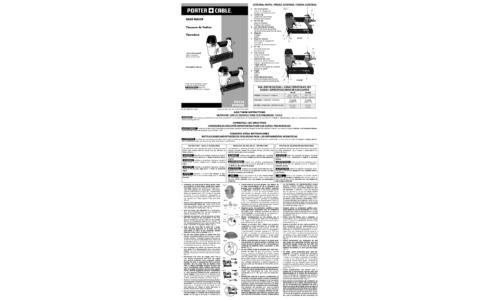 Porter-Cable Nail Gun BN200B User Manual