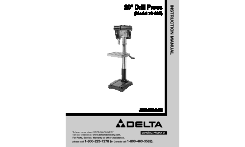 Porter-Cable Drill 70-200 User Manual