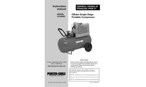 Porter-Cable D24938-044-2 User Manual