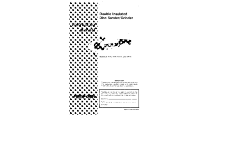 Porter-Cable 87616 User Manual