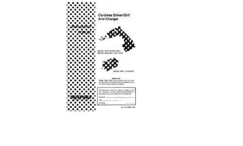 Porter-Cable 850 User Manual