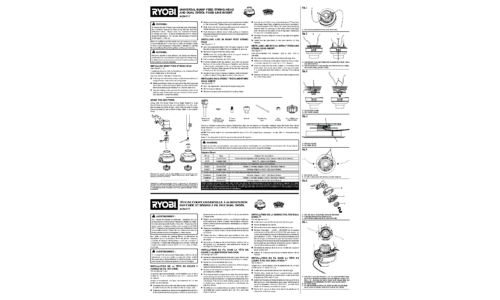 Ryobi Trimmer AC04117 User Manual