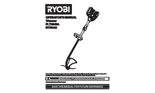 Ryobi Outdoor PLT3043A, RY70101A User Manual