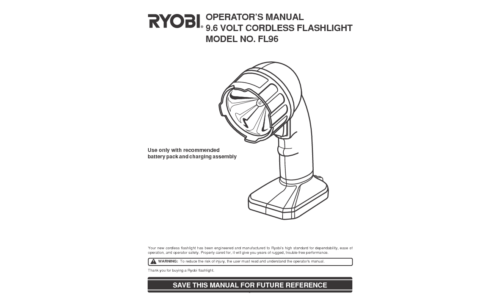 Ryobi FL96 User Manual